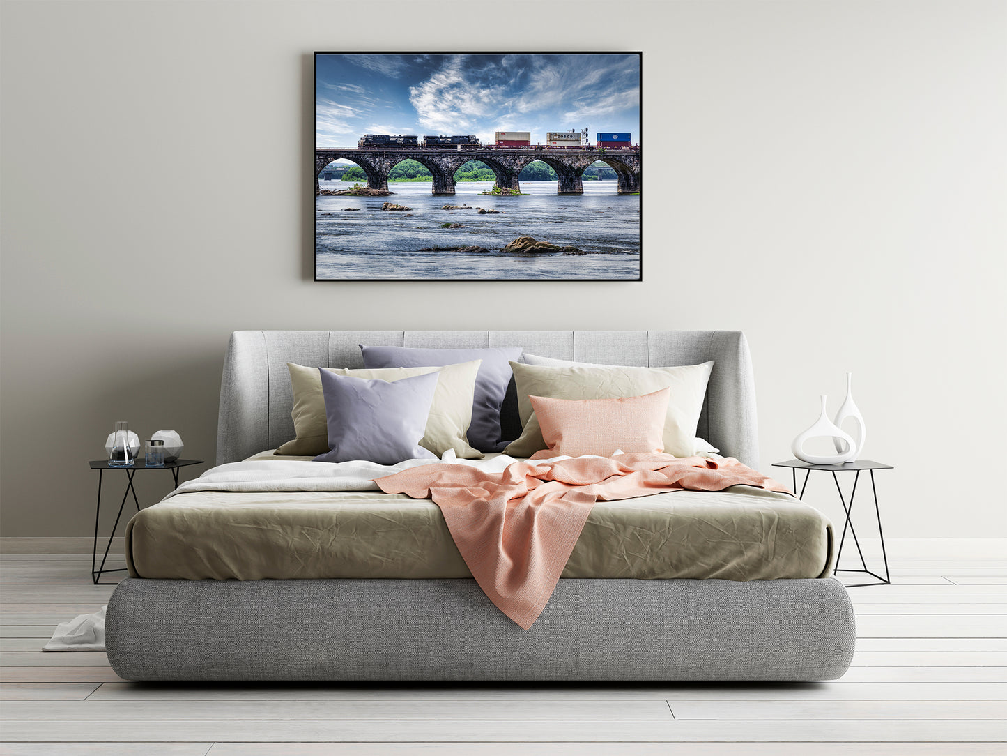 Railcars over Rockville River