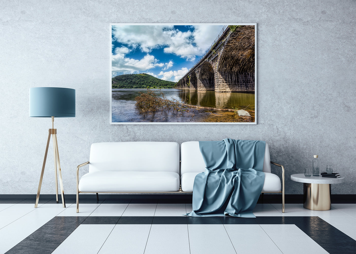 The Rockville Bridge from the Water