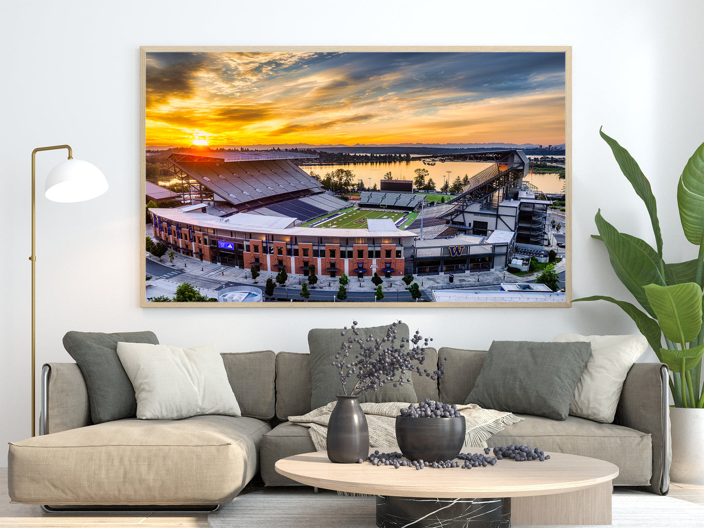 Sunrise at Husky Stadium