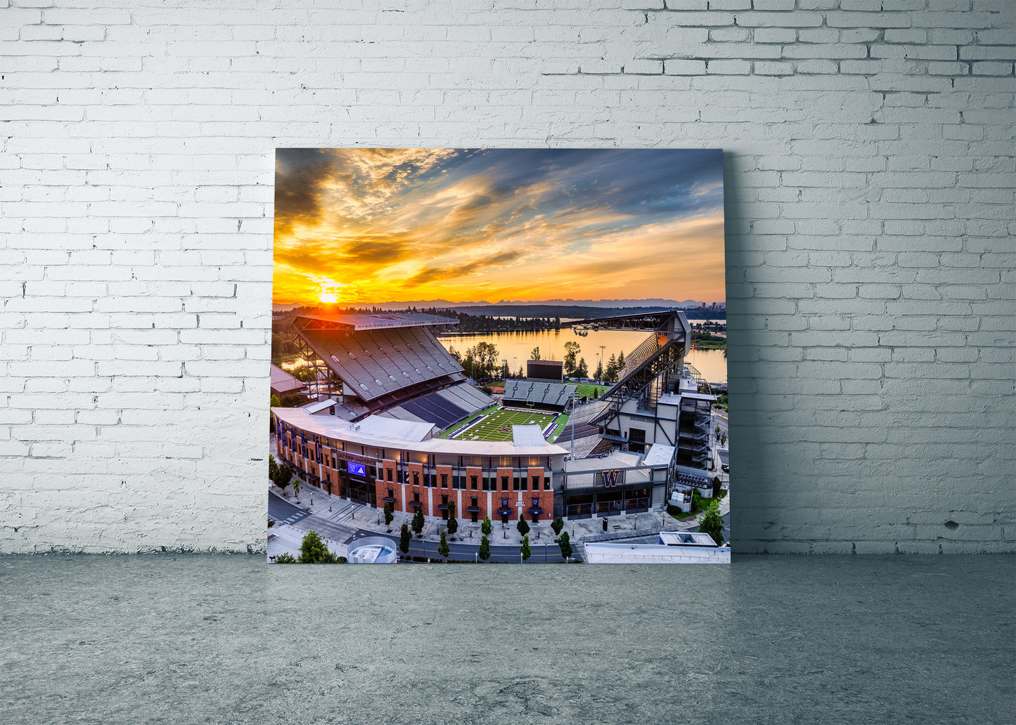Sunrise at Husky Stadium