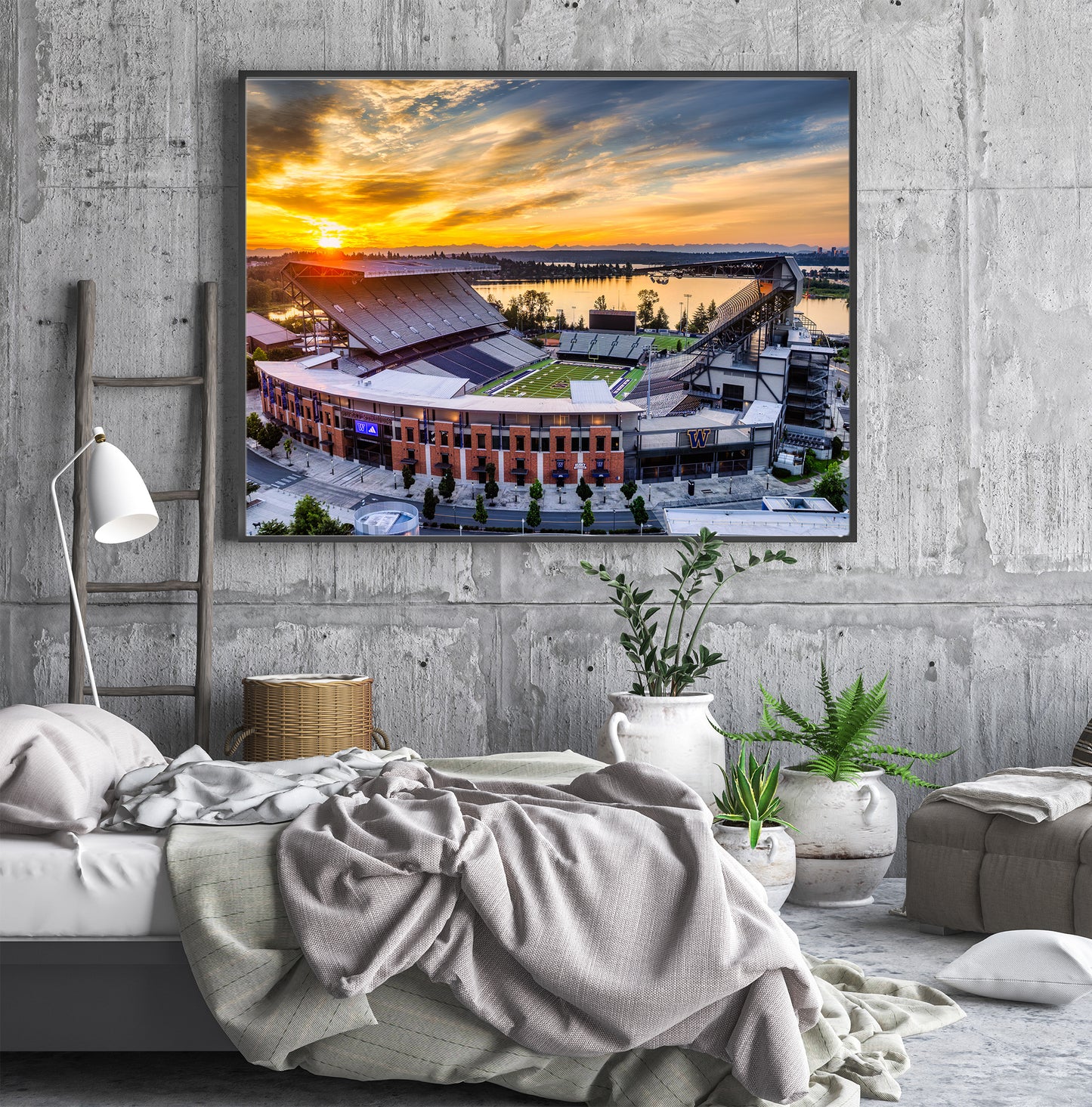 Sunrise at Husky Stadium