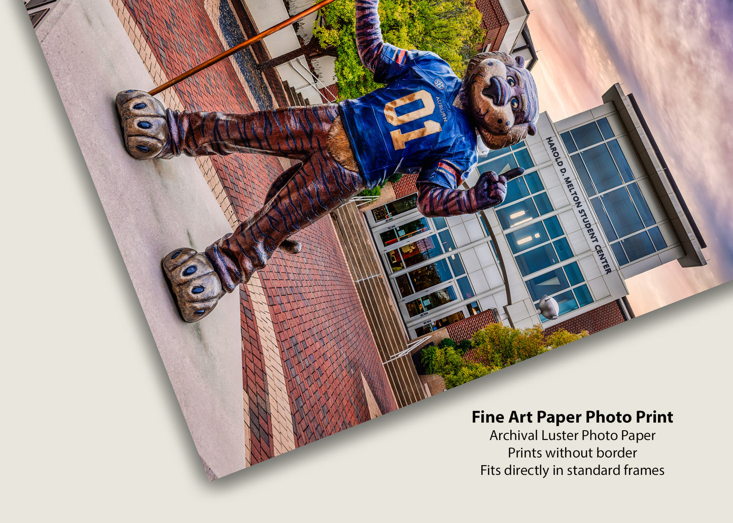Aubie at the Student Center
