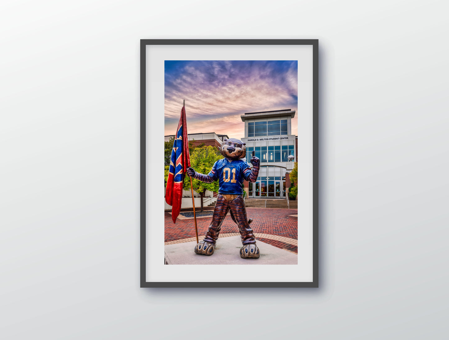 Aubie at the Student Center