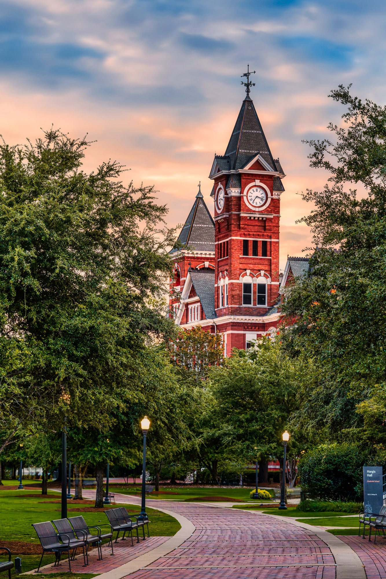 Samford Through the Oaks