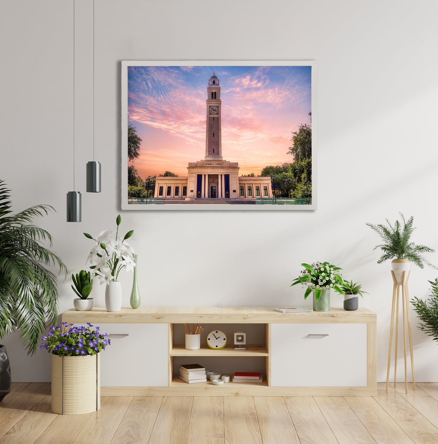 LSU Memorial Tower at Dusk