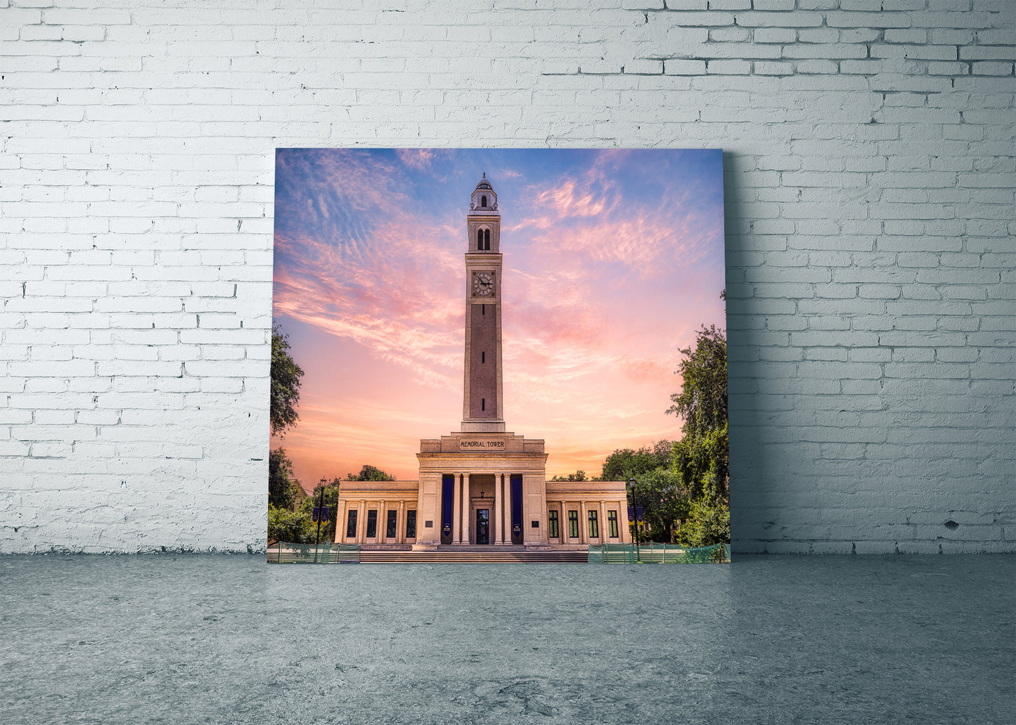 LSU Memorial Tower at Dusk