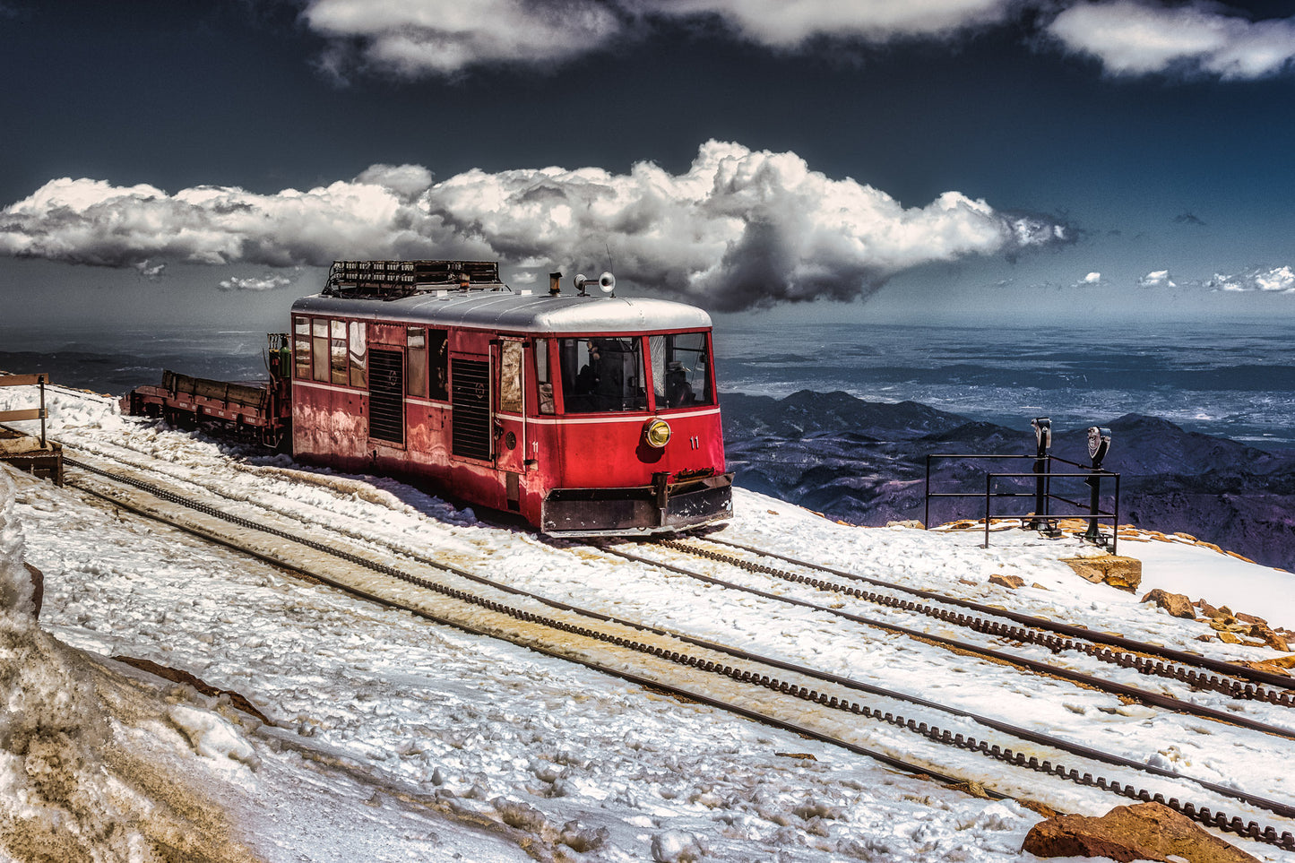 A Train above the Clouds image 0