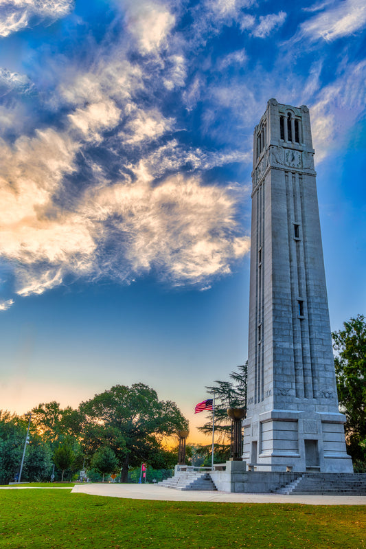 NC State Bell Tower at Sunrise image 0