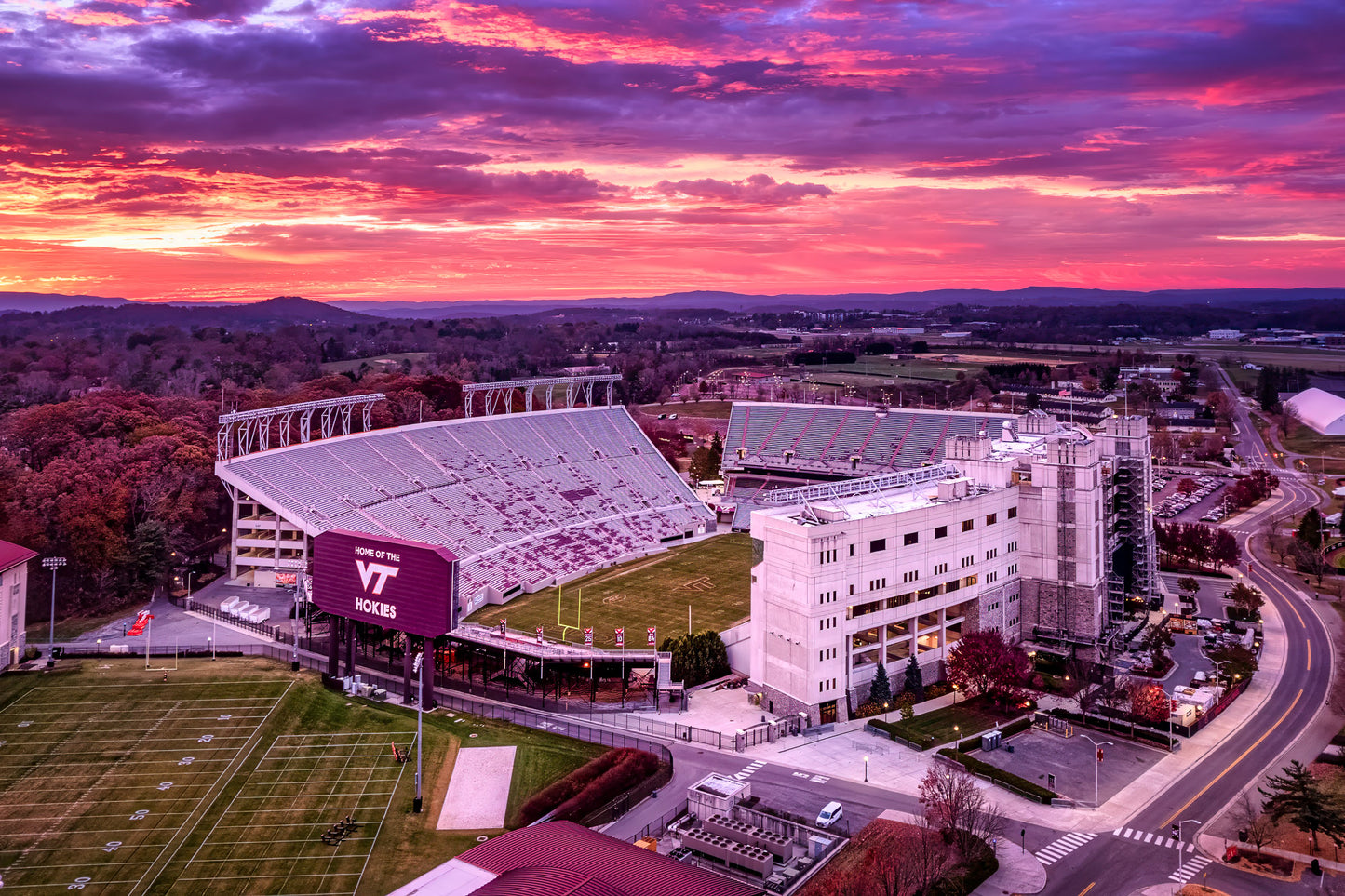 Sunrise at Lane Stadium image 0