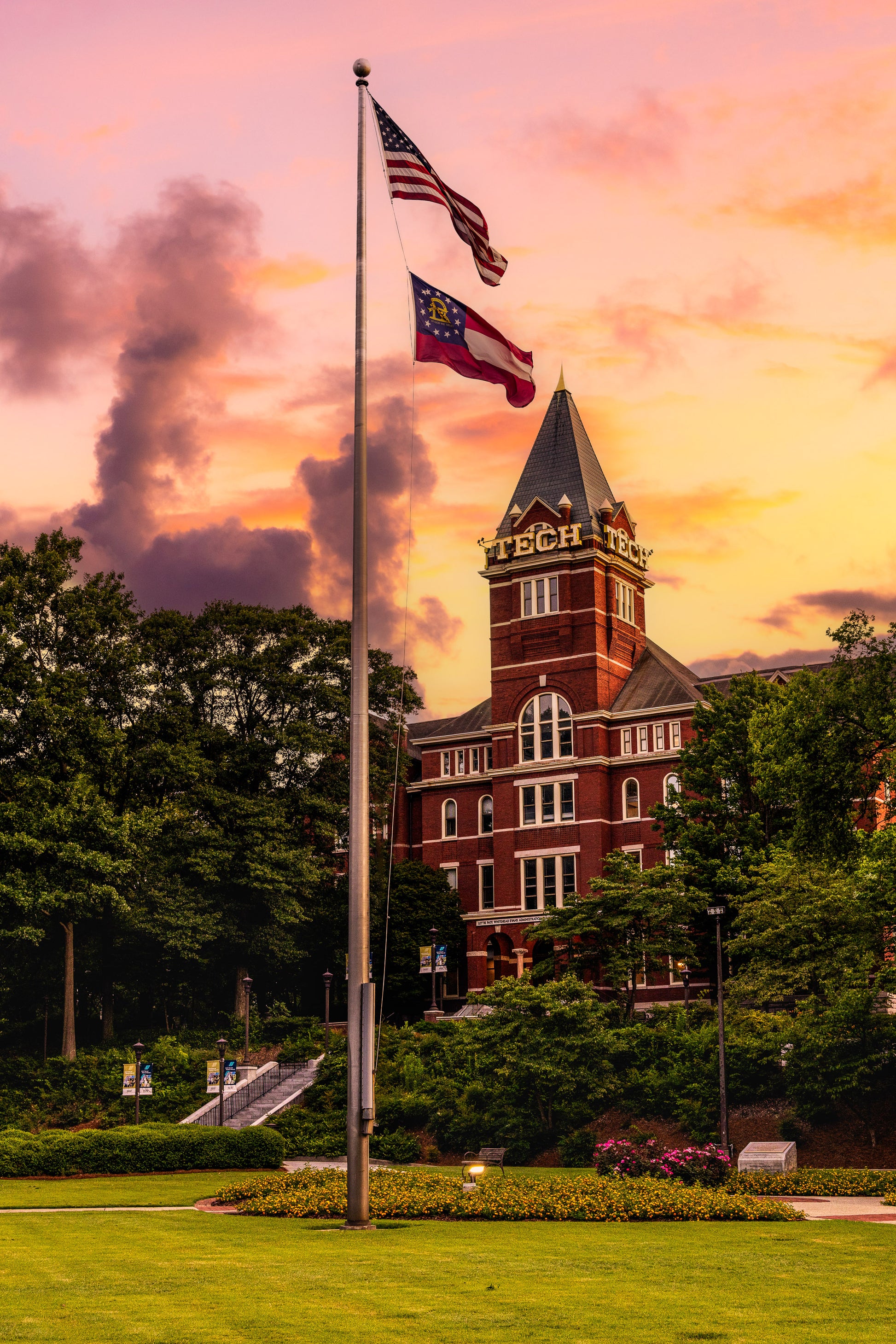 Sunrise at Tech Tower image 0