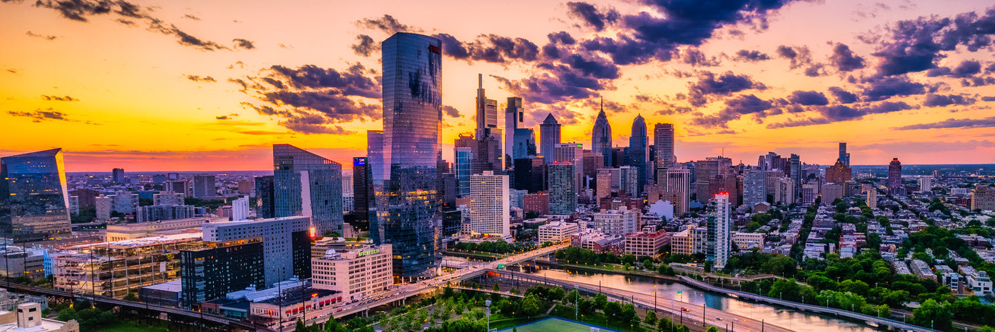 Philadelphia Skyline Pano III image 0