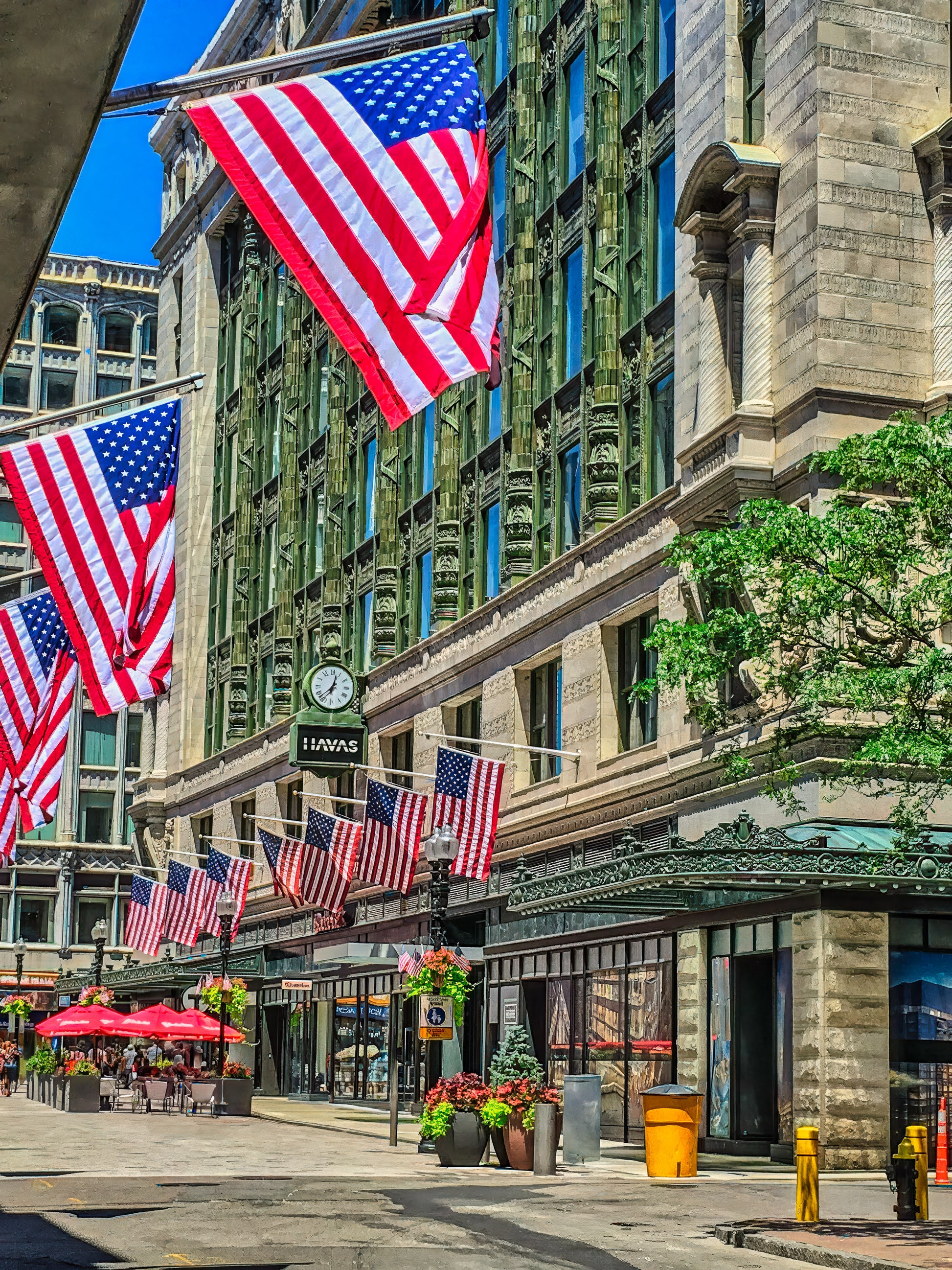 Stars and Stripes on the Streets of Boston image 0