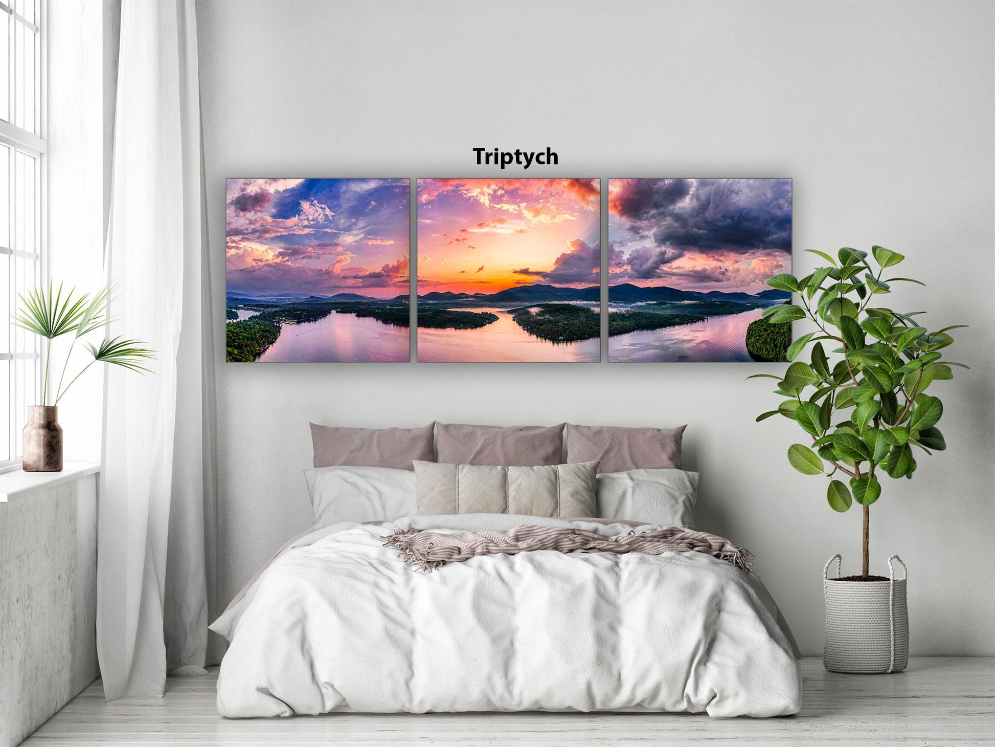 Sunrise over Lake Placid Panorama image 2