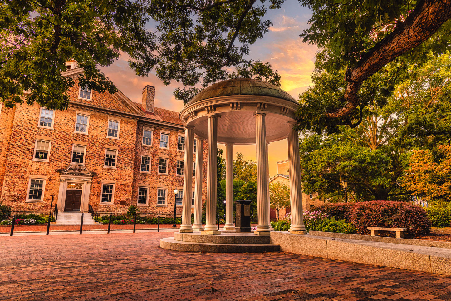 Sunset at the Old Well image 0