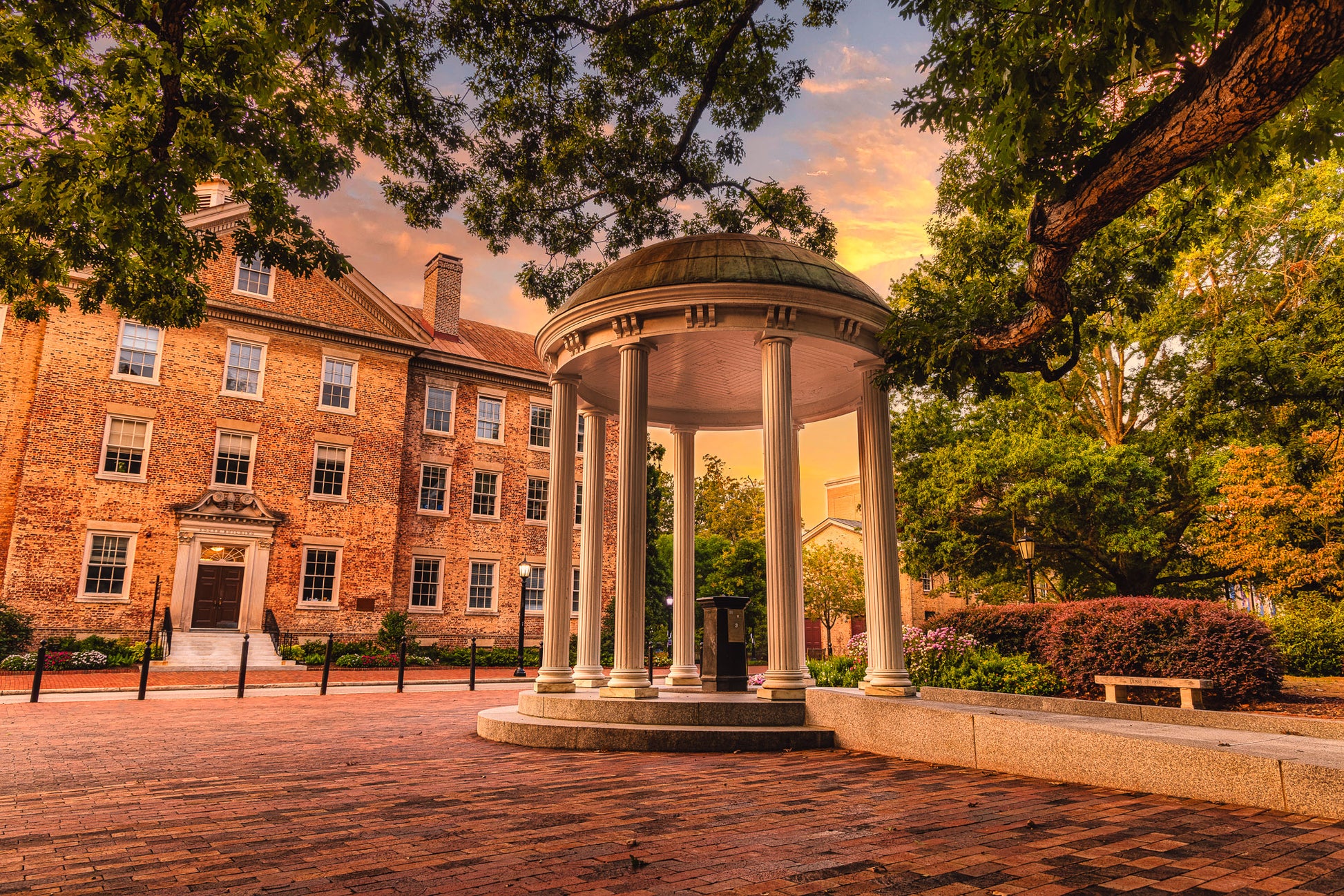 Sunset at the Old Well image 0