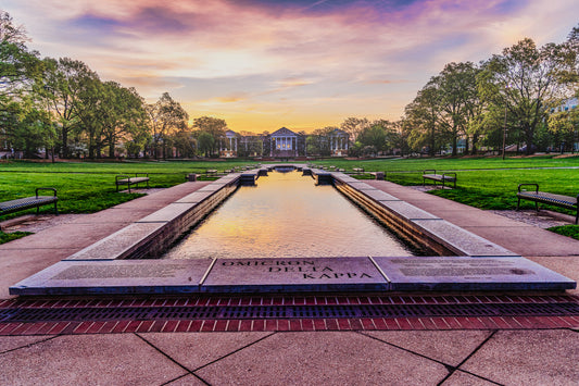 Sunrise at the ODK Fountain image 0