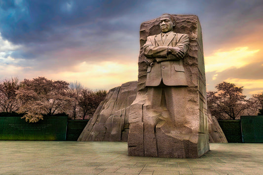 Sunset on the MLK Memorial image 0