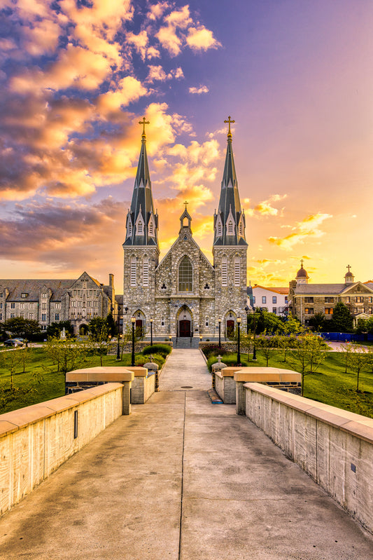 Long Walk to Church at Villanova image 0