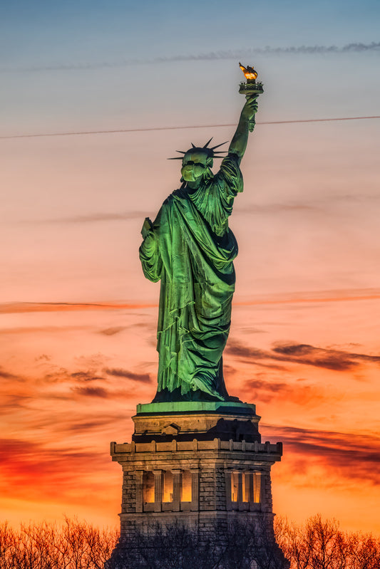 Lady Liberty at First Light image 0