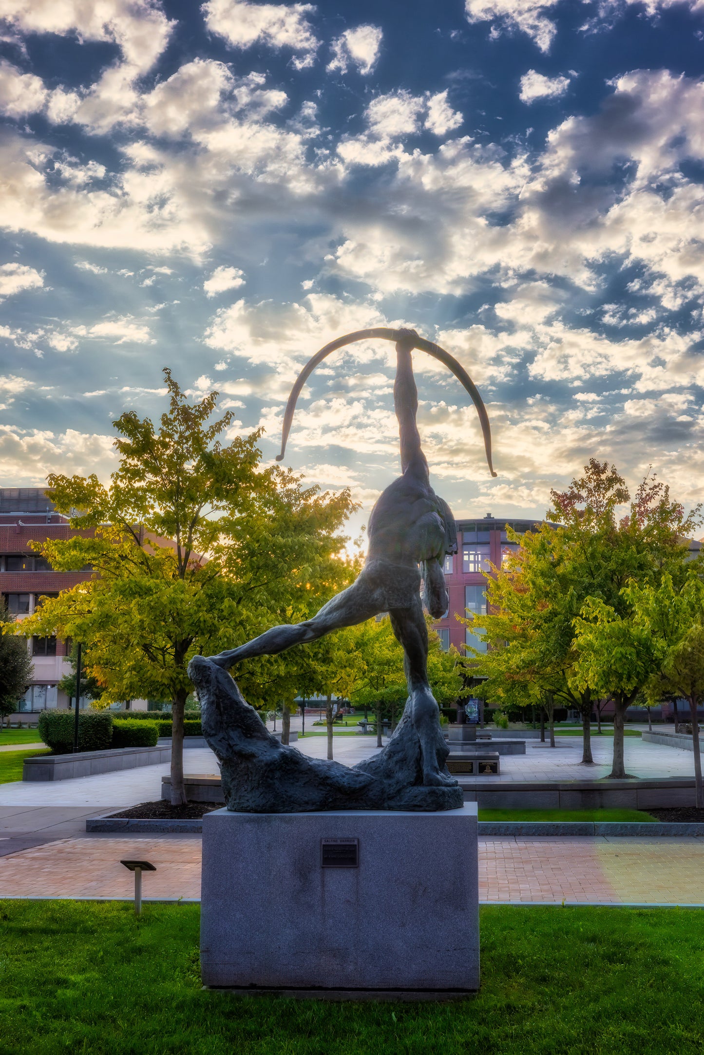 Syracuse Sunrise with the Saltine Warrior image 0