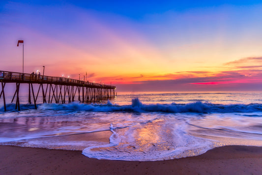 Rough Seas at Avalon Pier image 0