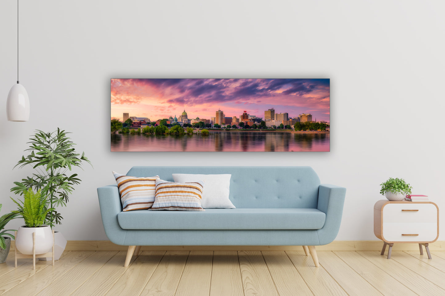 Sunset in Harrisburg Panorama image 2