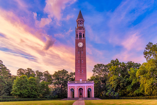 UNC Bell Tower Sunrise image 0