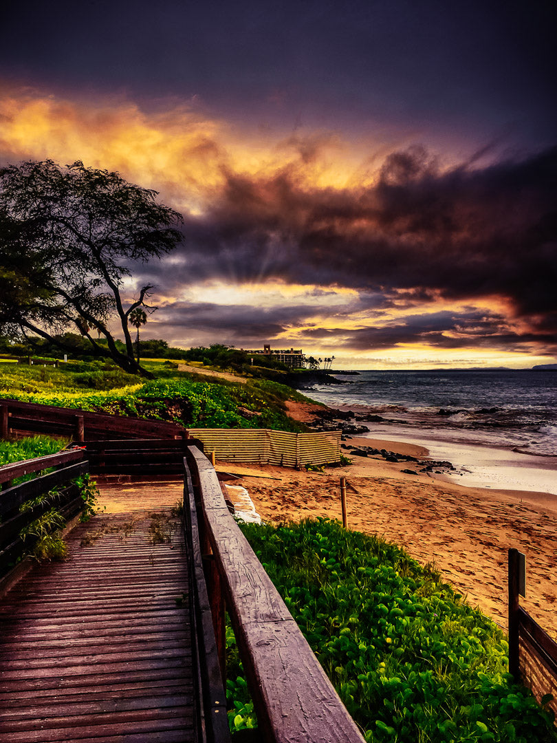 Hawaiian Boardwalk Sunset image 0