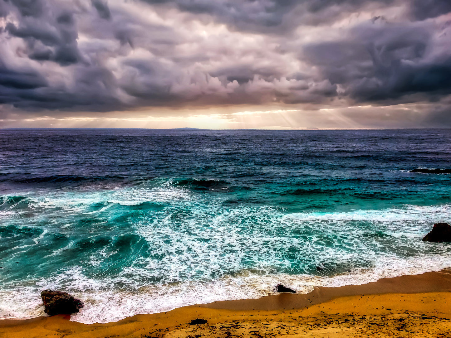 The Coming Storm at Garapata Beach image 0