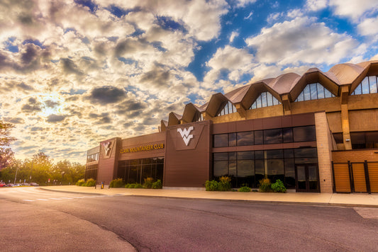 Golden Light at the WVU Coliseum image 0