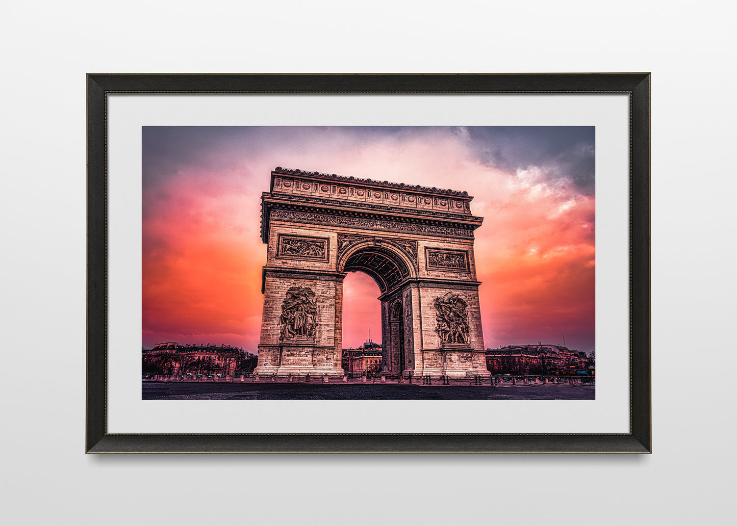 Dusk at the Arc de Triomphe