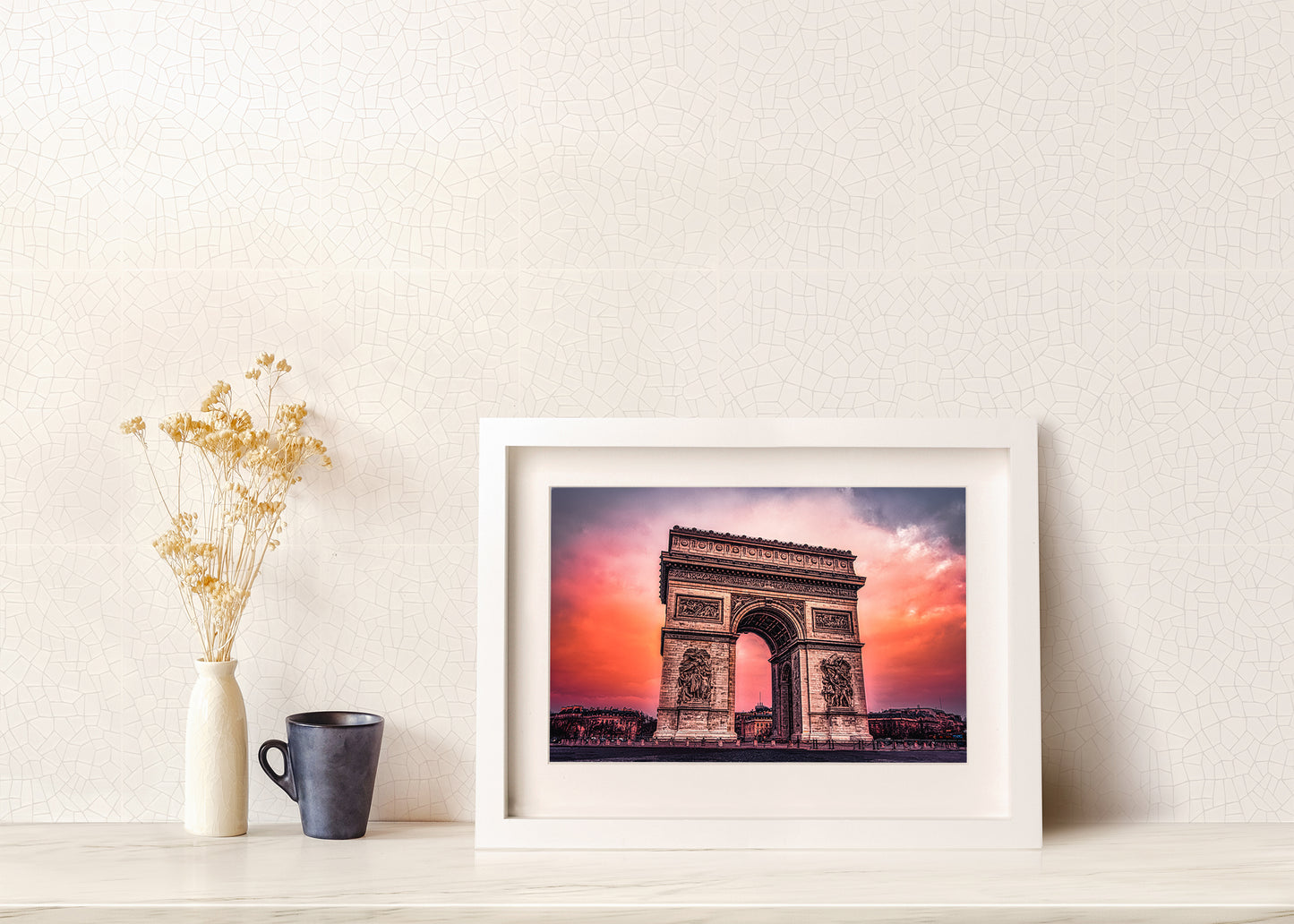 Dusk at the Arc de Triomphe