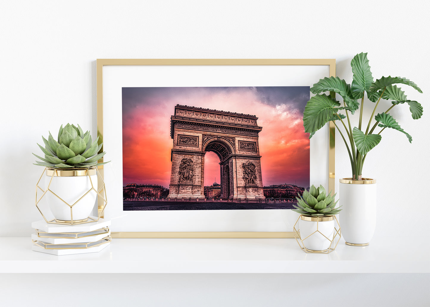 Dusk at the Arc de Triomphe