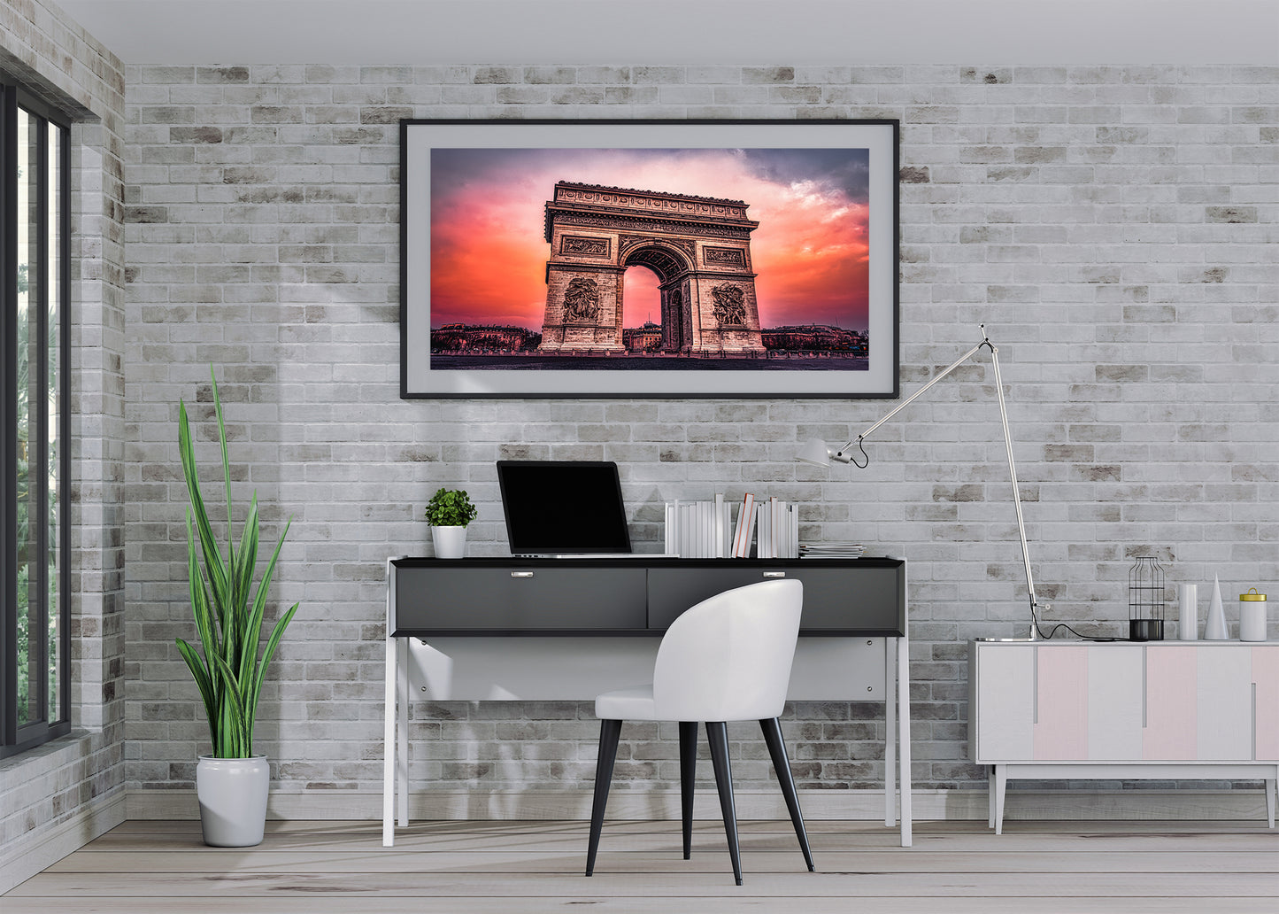 Dusk at the Arc de Triomphe