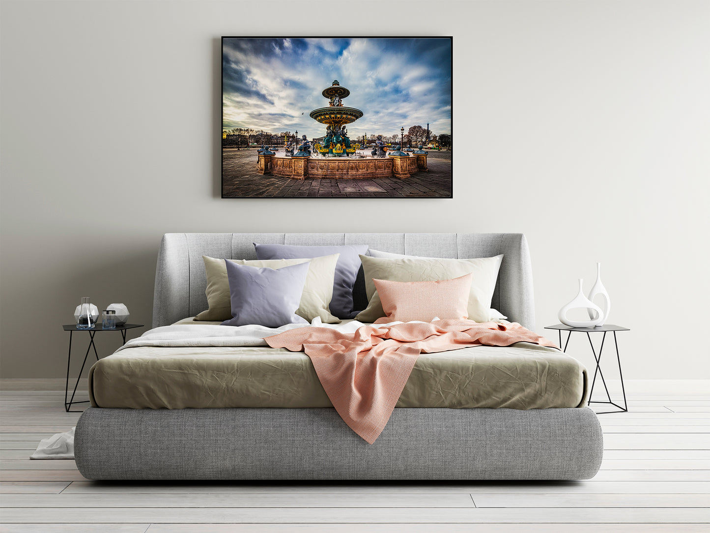 Ornate Parisian Fountain (Winterized)