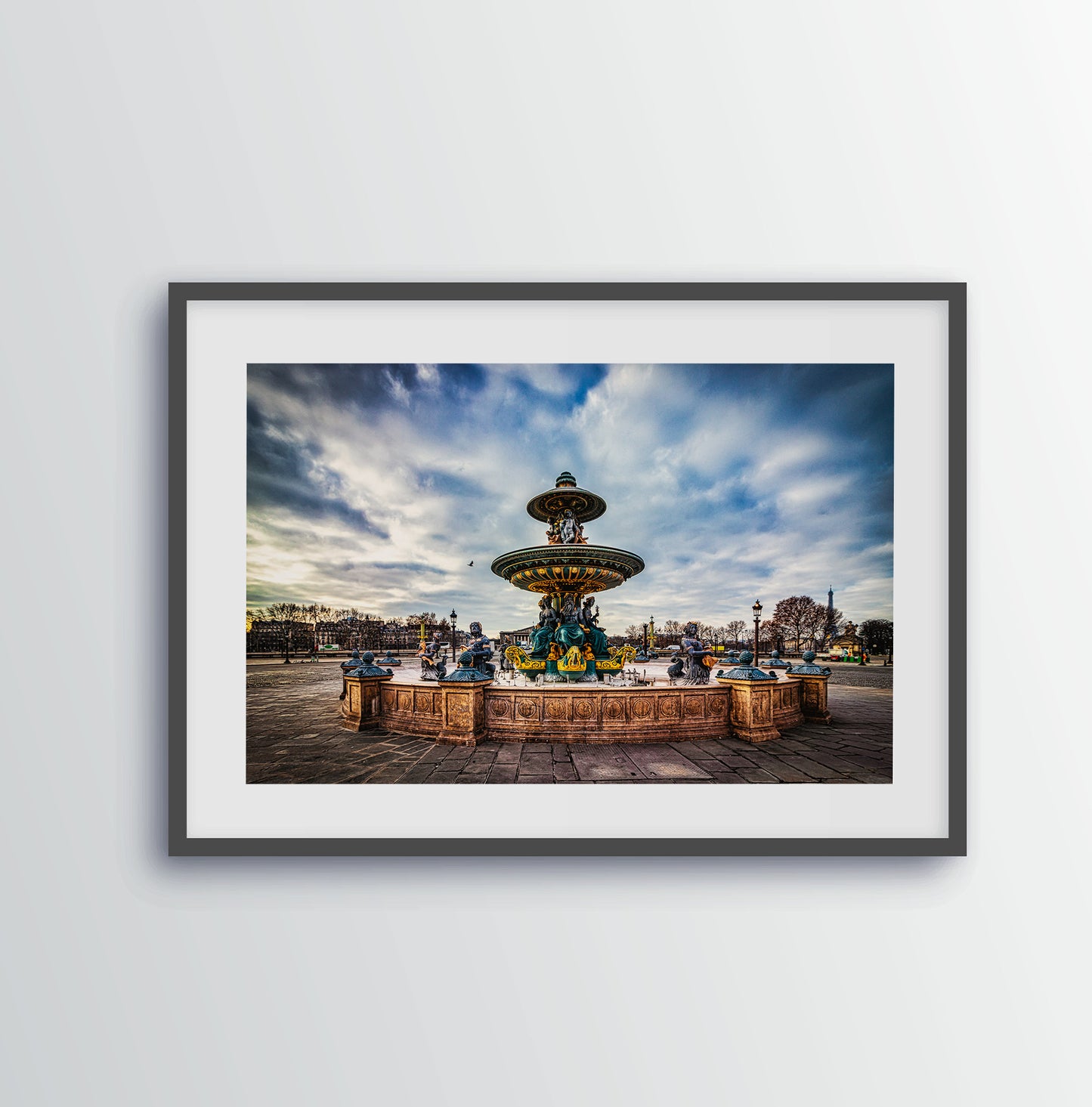 Ornate Parisian Fountain (Winterized)