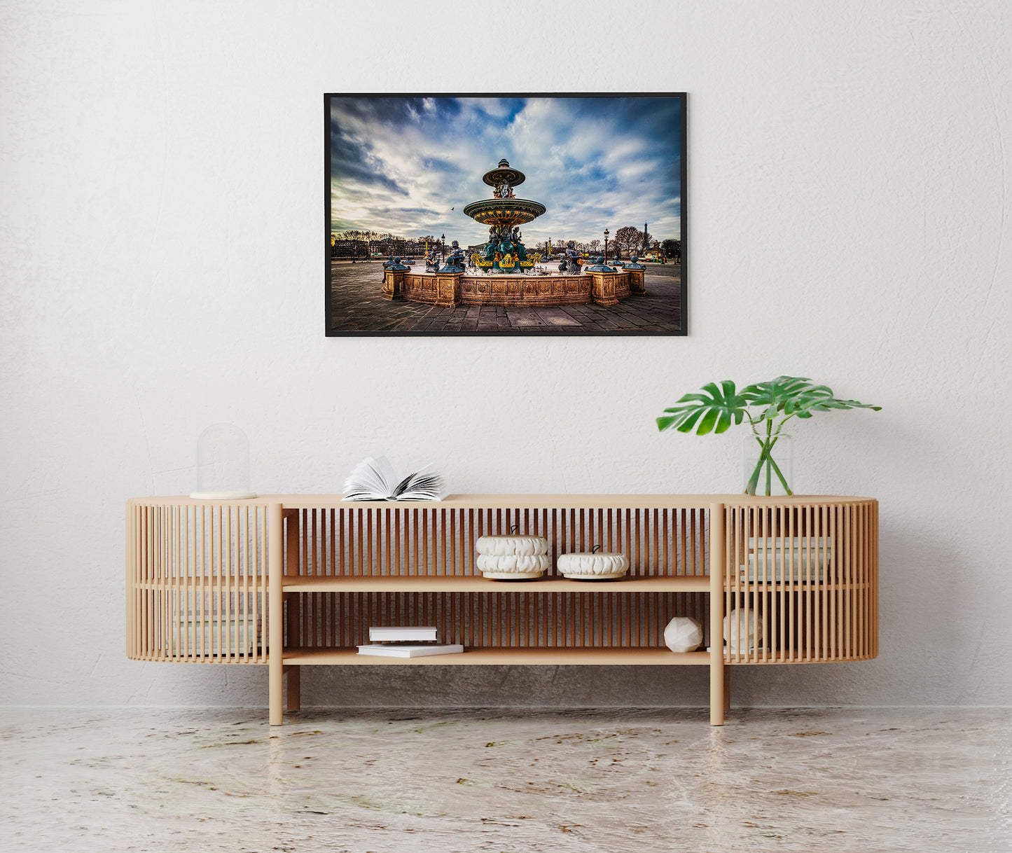 Ornate Parisian Fountain (Winterized)