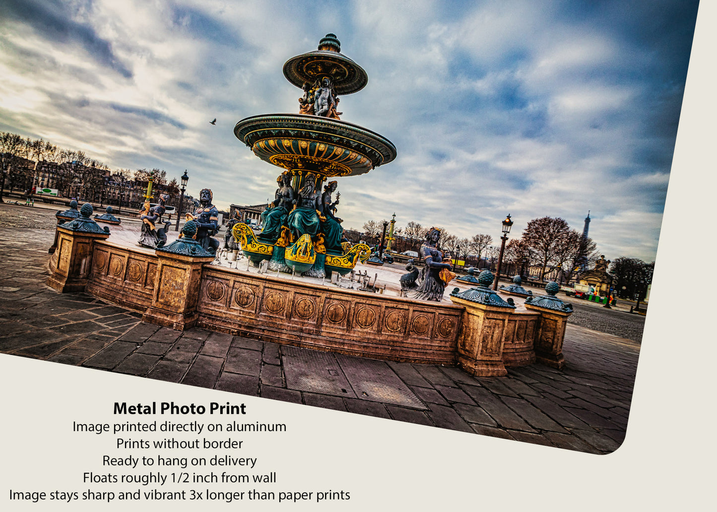 Ornate Parisian Fountain (Winterized)