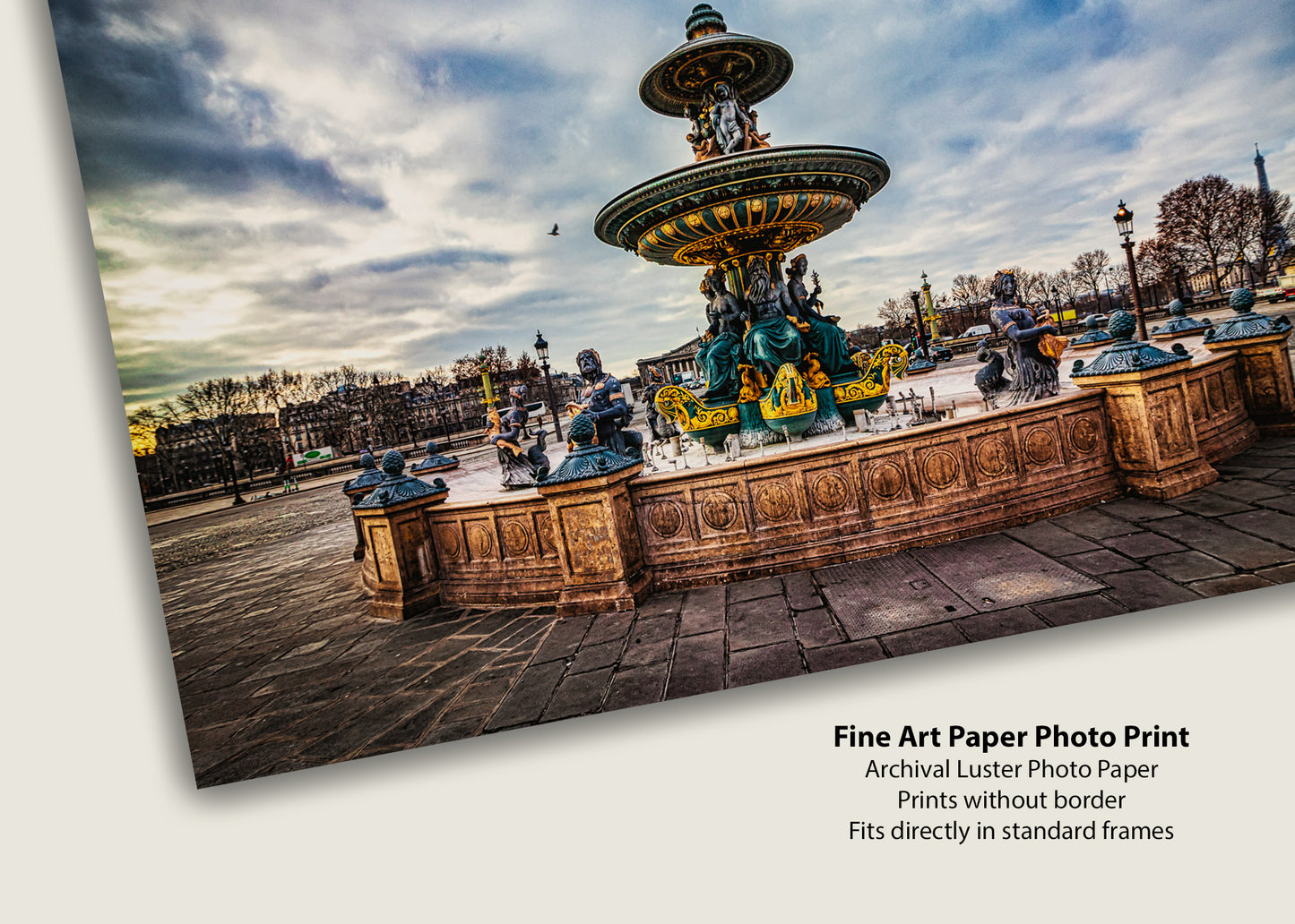 Ornate Parisian Fountain (Winterized)