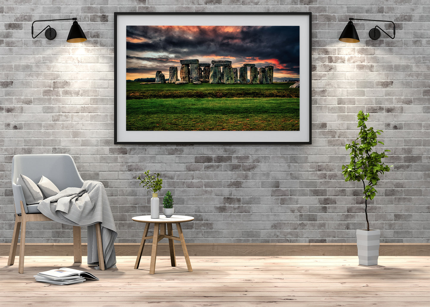 Stonehenge al anochecer