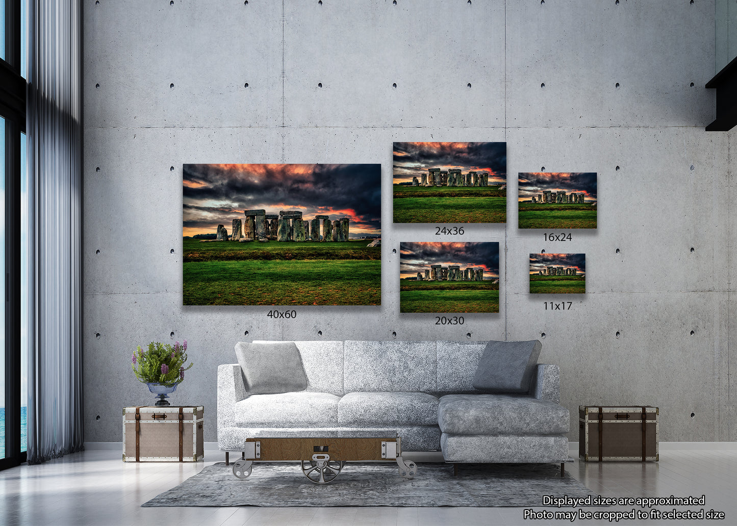 Stonehenge al anochecer