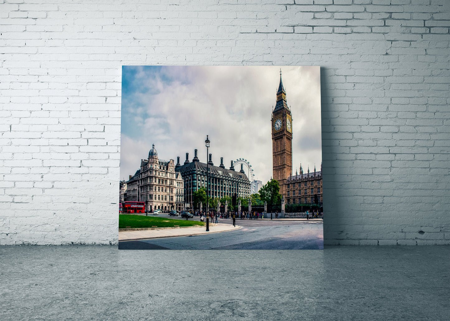 Grandes nubes sobre el Big Ben