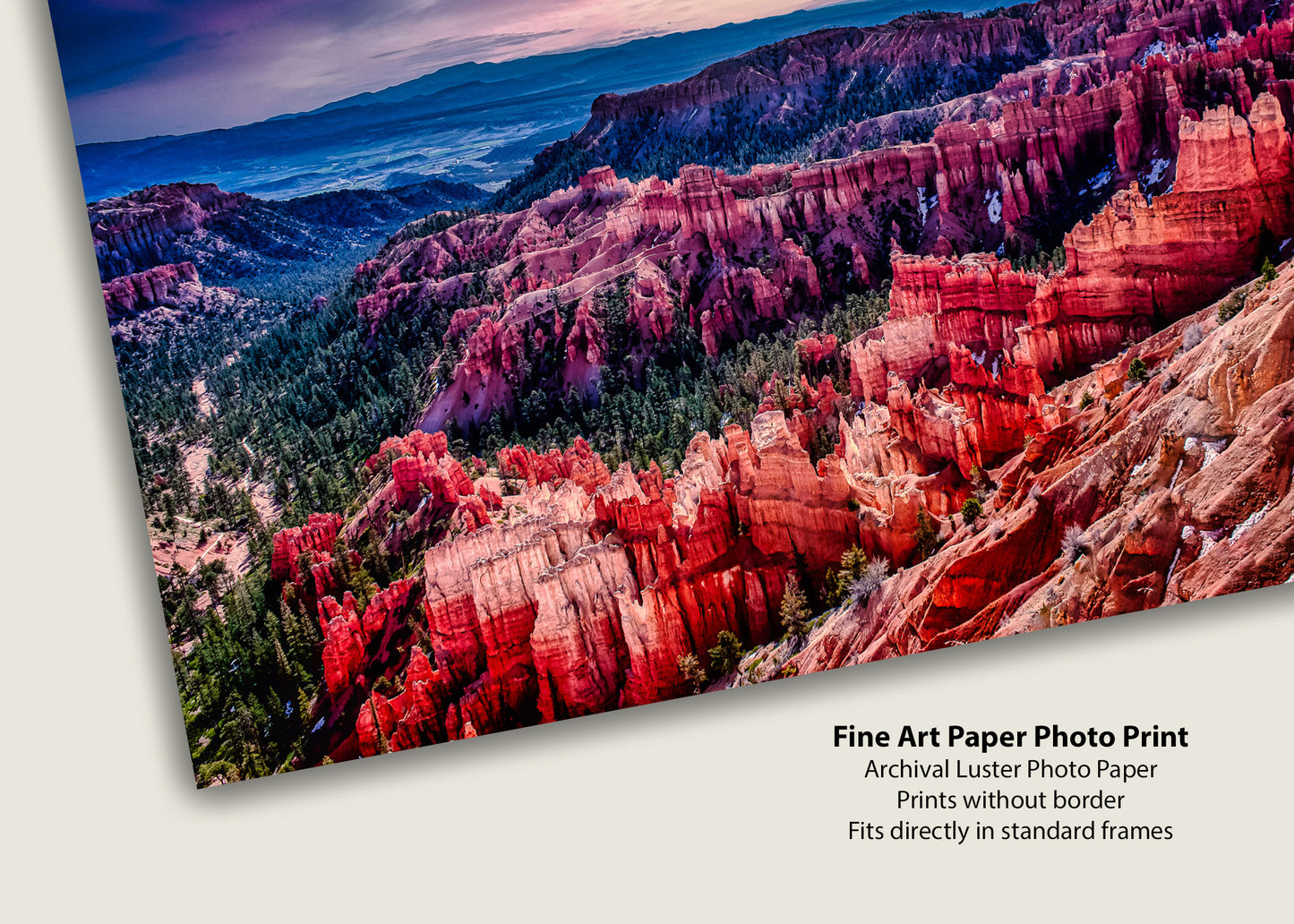 Atardecer en el Parque Nacional Bryce Canyon