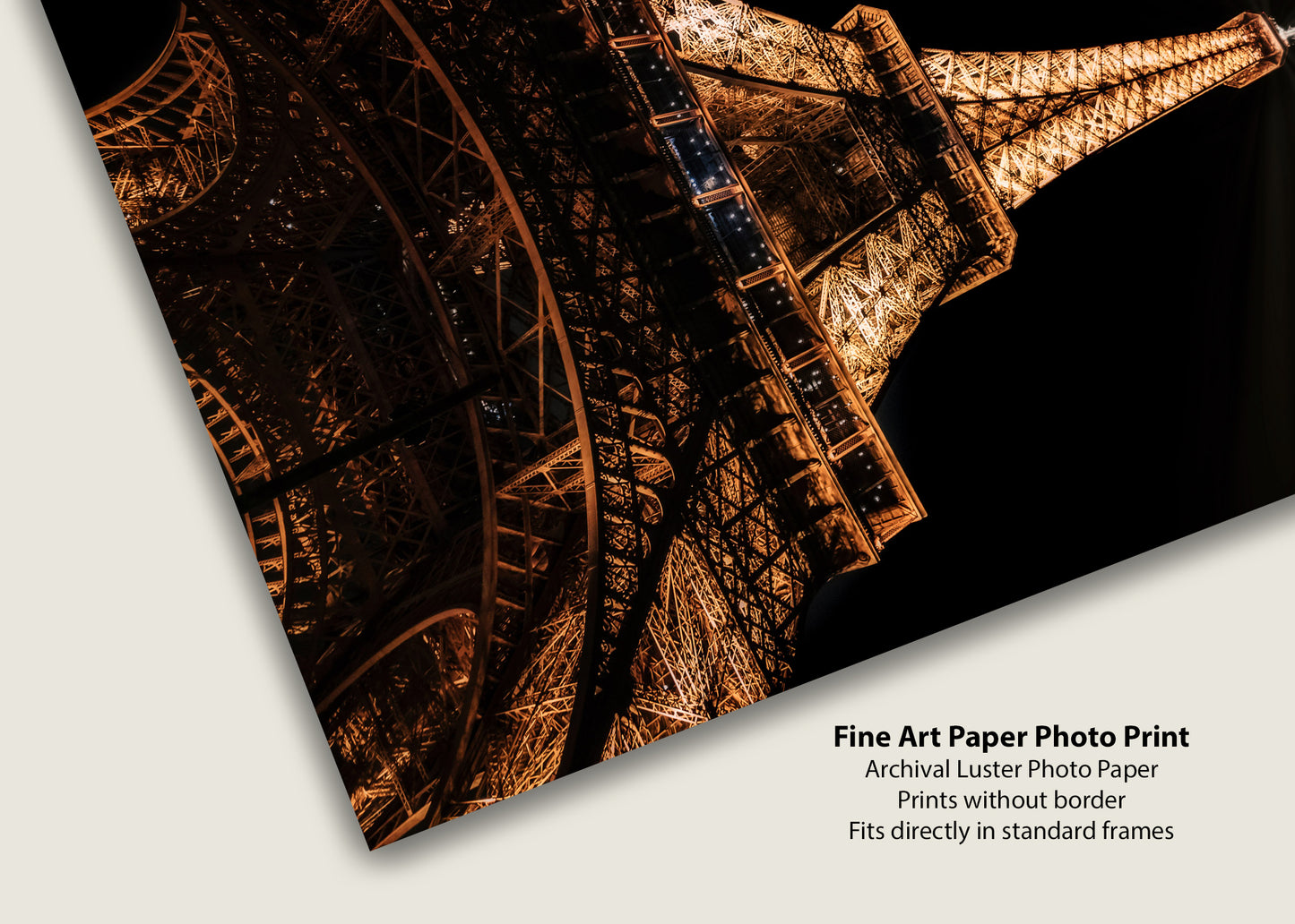 Looking Up at the Eiffel Tower