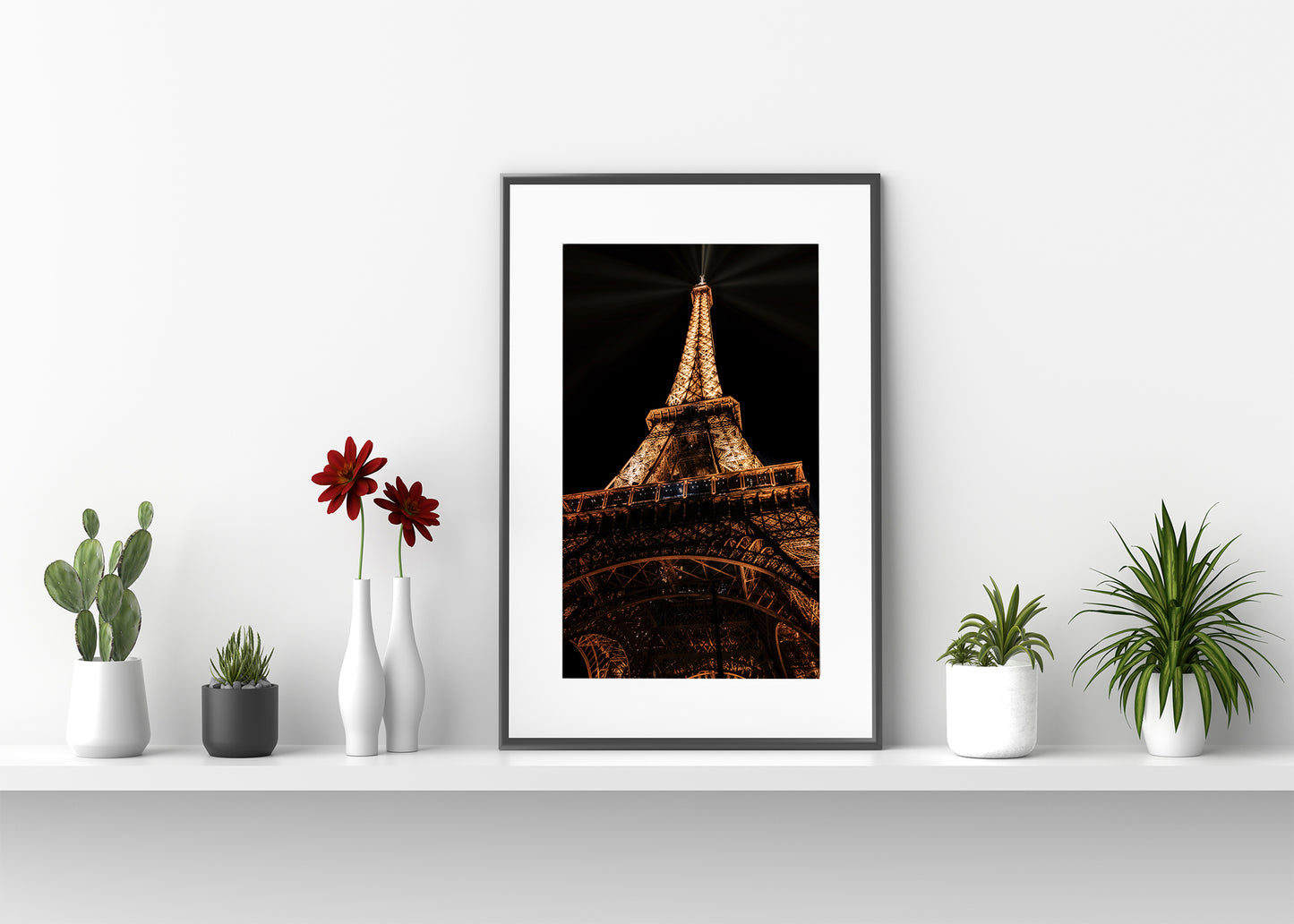 Looking Up at the Eiffel Tower