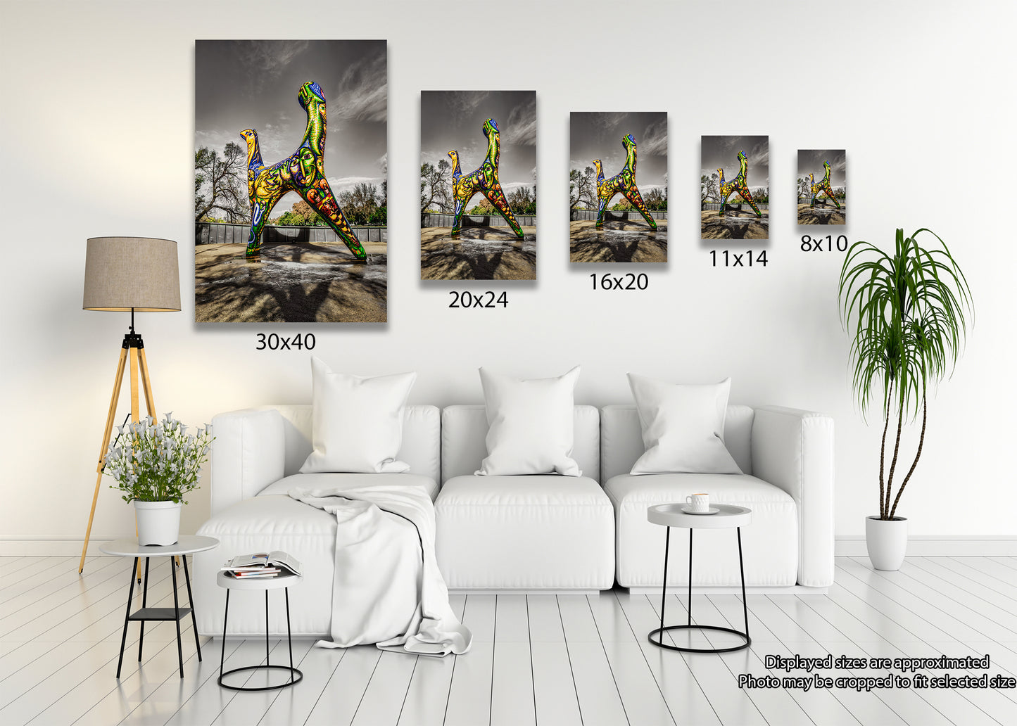 Melbourne Statue Color Splash