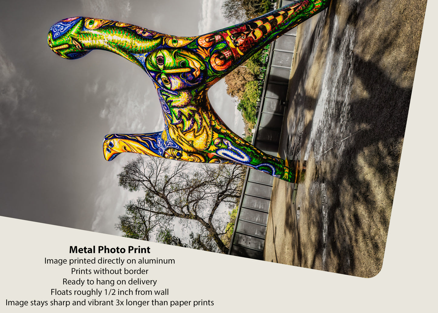 Melbourne Statue Color Splash