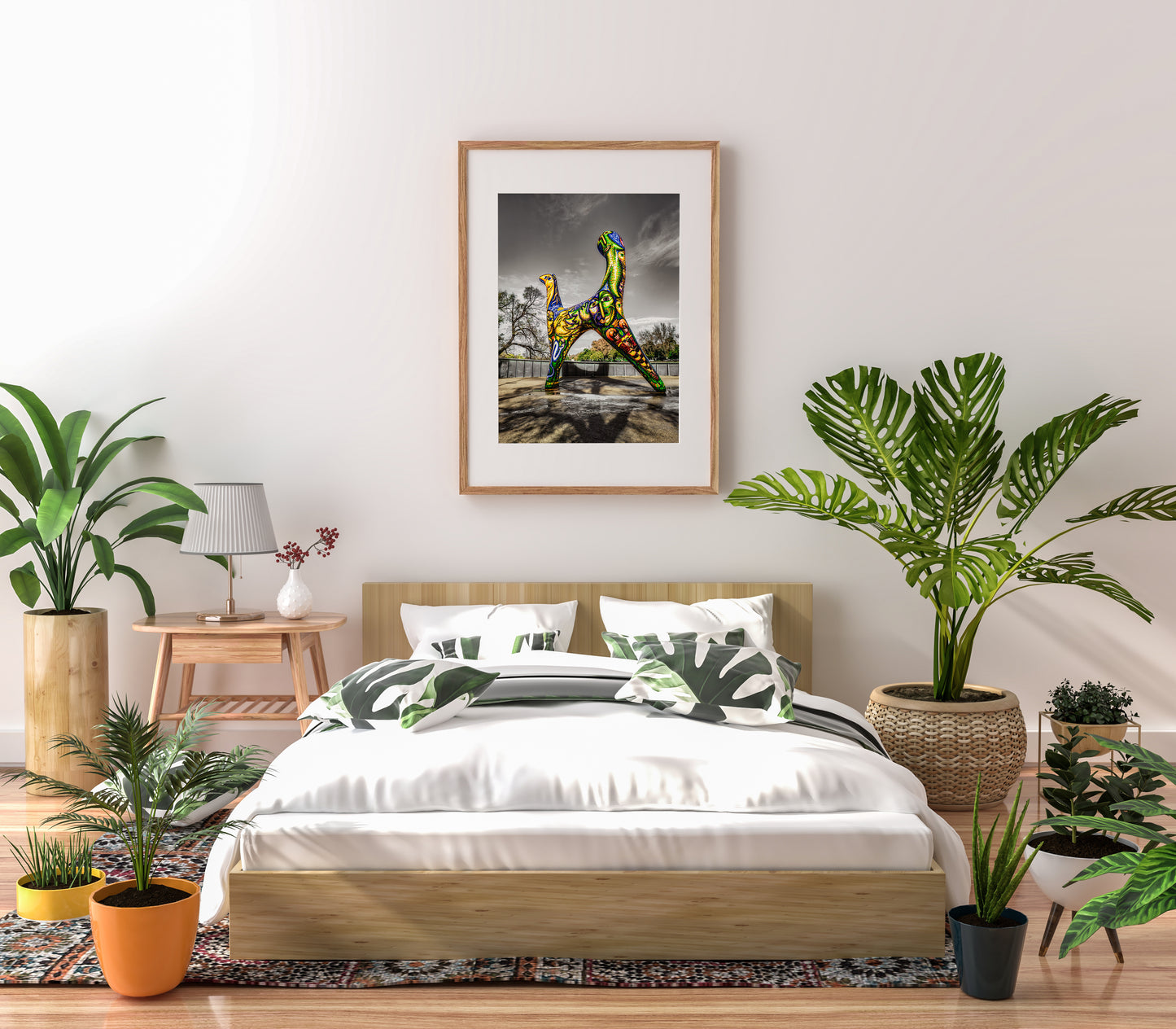 Melbourne Statue Color Splash