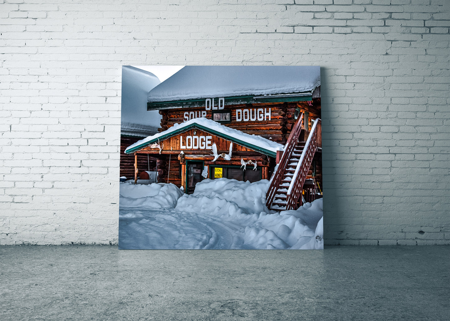 Snowed in at the Old Sourdough Lodge