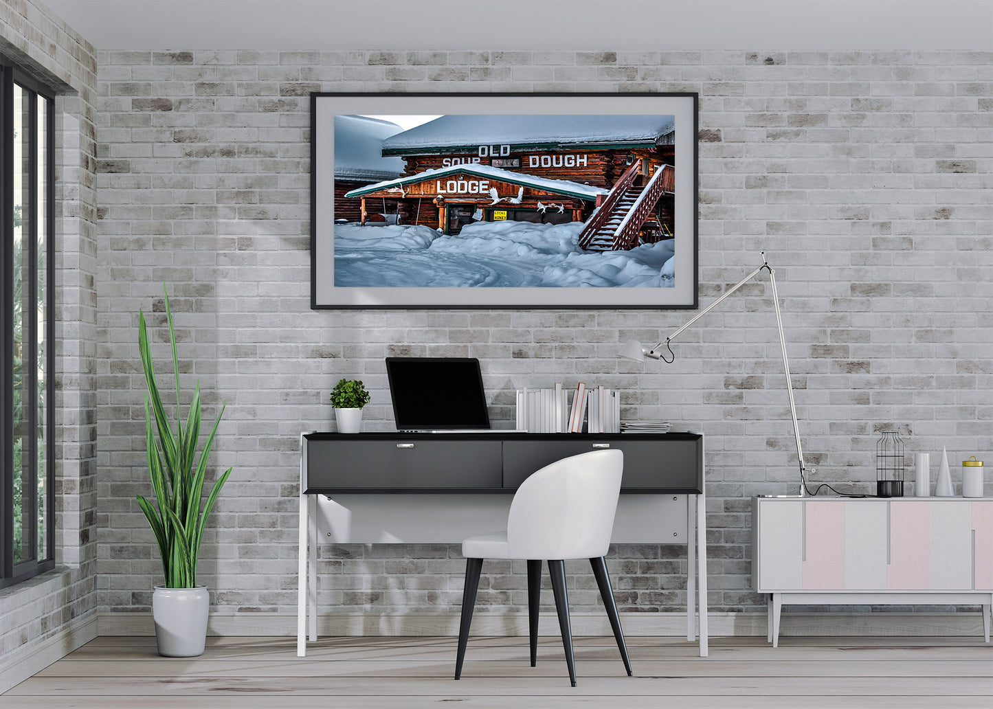 Snowed in at the Old Sourdough Lodge